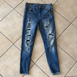 American Eagle Stretch Hi-Rise Jeggings Size 4